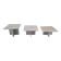 Set of 3 italian marble coffee or side tables, 1970s