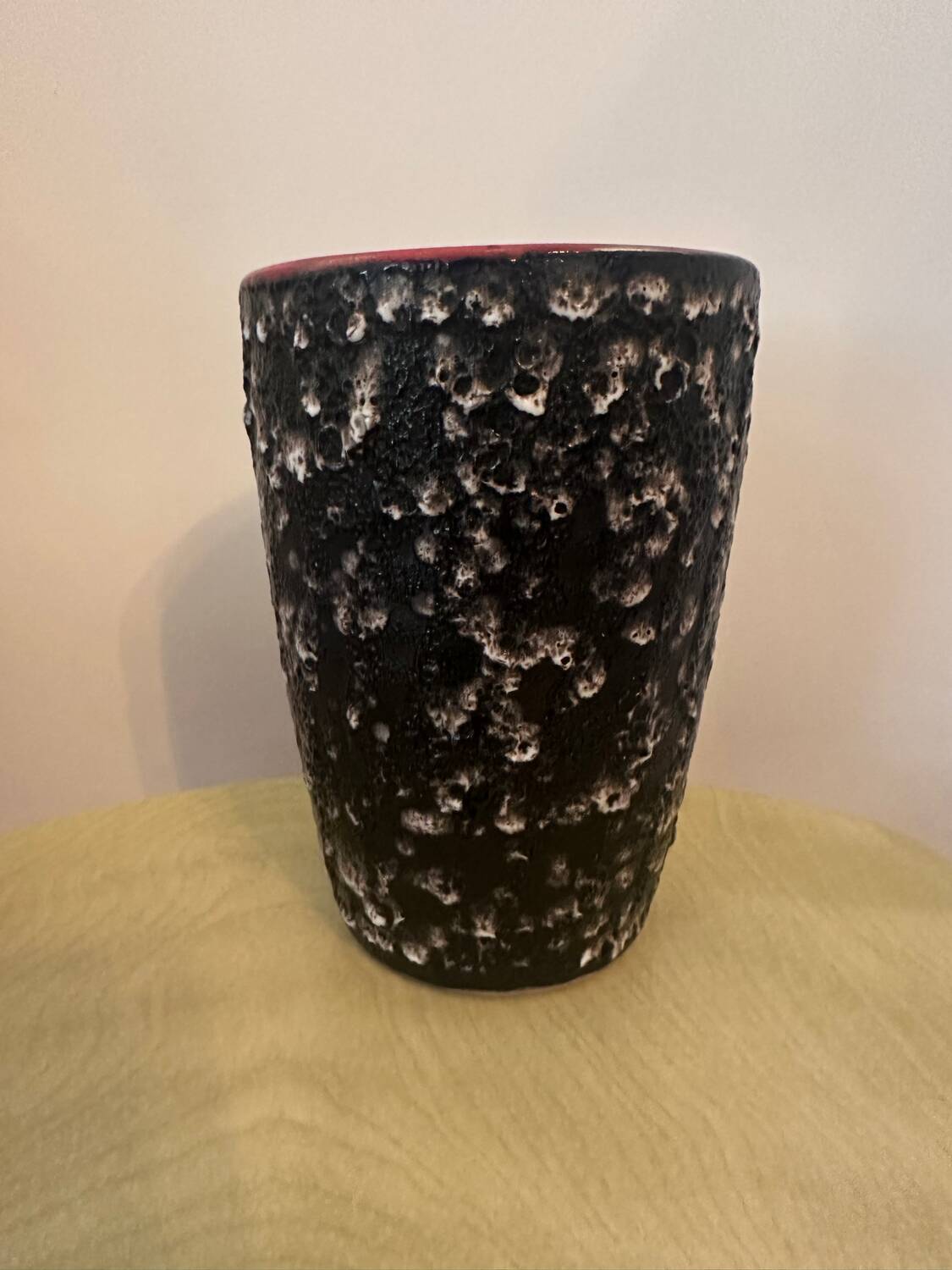 Vallauris Masarra Mobijo's ceramic earthenware vase