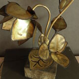 Lampe fleurs vintage