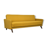 Yellow Folding sofa, daybed, 1960s