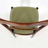 Restored Mid-Century Modern Dining Set, Czechoslovakia, 1960s, Set of 7