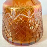 Overlay crystal decanter