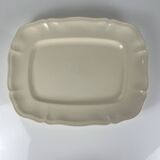 Large rectangular Sarreguemines cream dish, early 20th century.