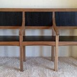 Early 20th-century solid oak bench