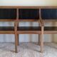 Early 20th-century solid oak bench