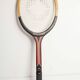 1970 Spalding black and red wooden tennis racket