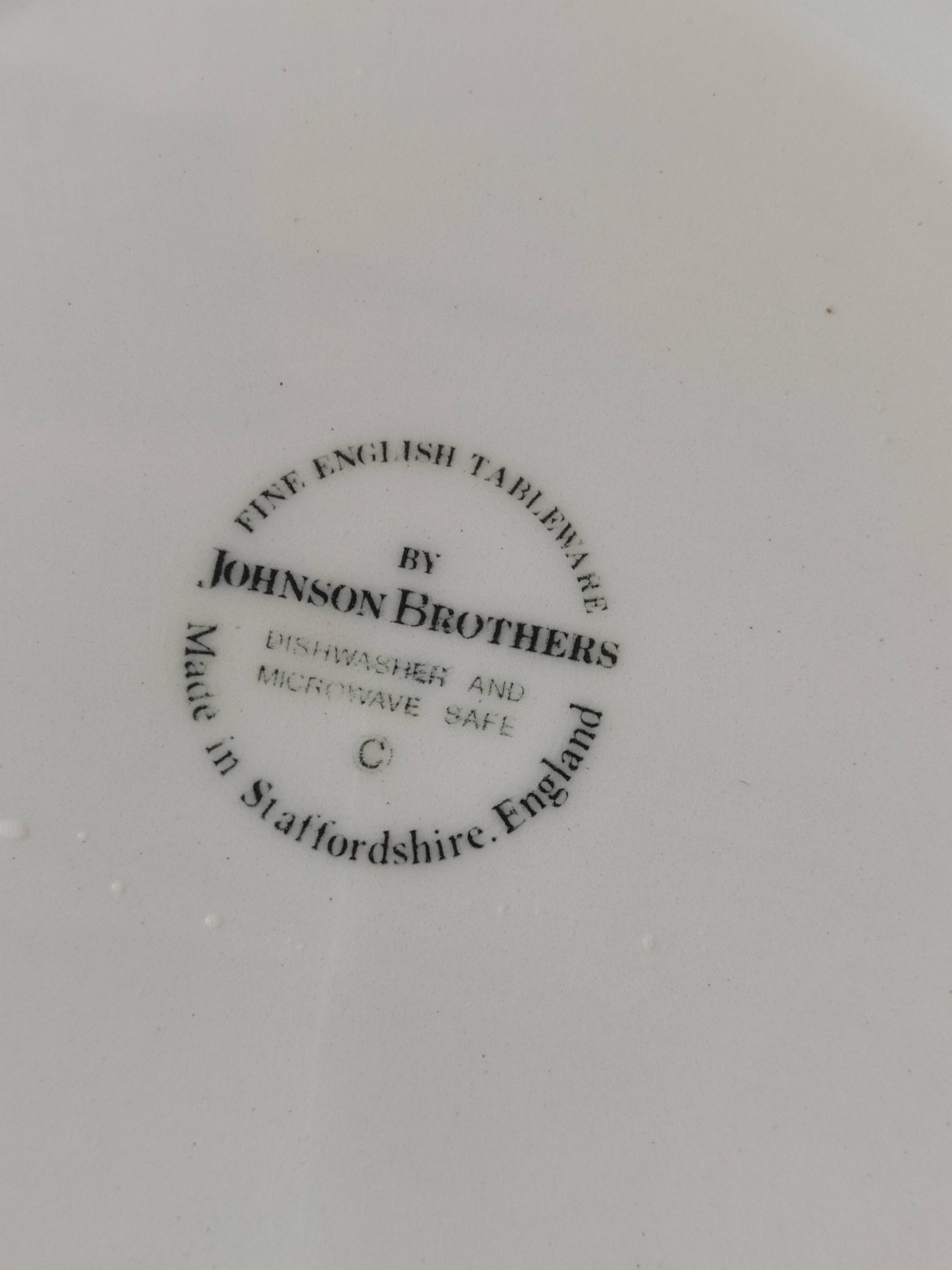 Brothers Johnson Dessert Plates