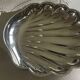 Silver-plated metal shell dish