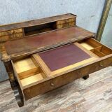 Empire period mahogany stepped desk with curule base circa 1810