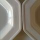 Series of 4 plates dug ironstone pearls Johnson Brothers England