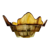 Vintage glass art bowl from Muurla, 1970s