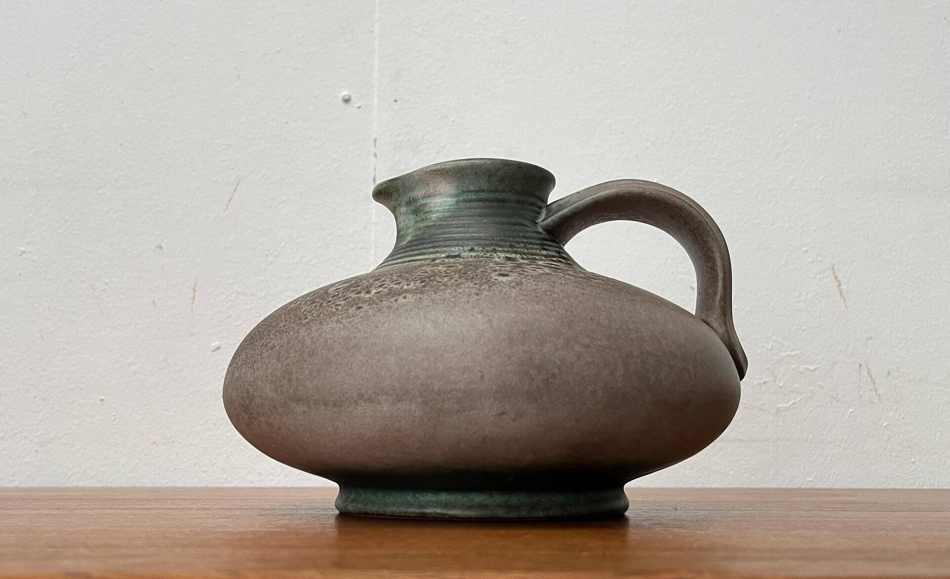 Jarre en céramique ou cruche de poterie ouest-allemande du milieu du siècle WGP, années 1960