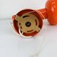 Vintage 70s orange spotlight wall light, space age