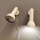 2 wall lamps, Schmidt's lampe design, Denmark early 1980s by Hans Schmidt