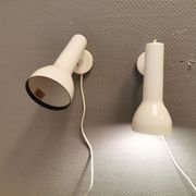 2 wall lamps, Schmidt's lampe design, Denmark early 1980s by Hans Schmidt