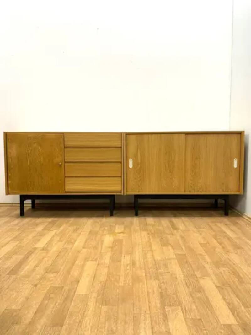 Commode rétro, Jiří Jiroutek, années 1960, Tchécoslovaquie