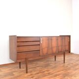 Mid-Century Polish Walnut Sideboard from Bytomskie Fabryki Mebli, 1960s.