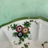Pair of dish forming pendant, signed capodimonte diameter 31 cm