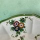 Pair of dish forming pendant, signed capodimonte diameter 31 cm