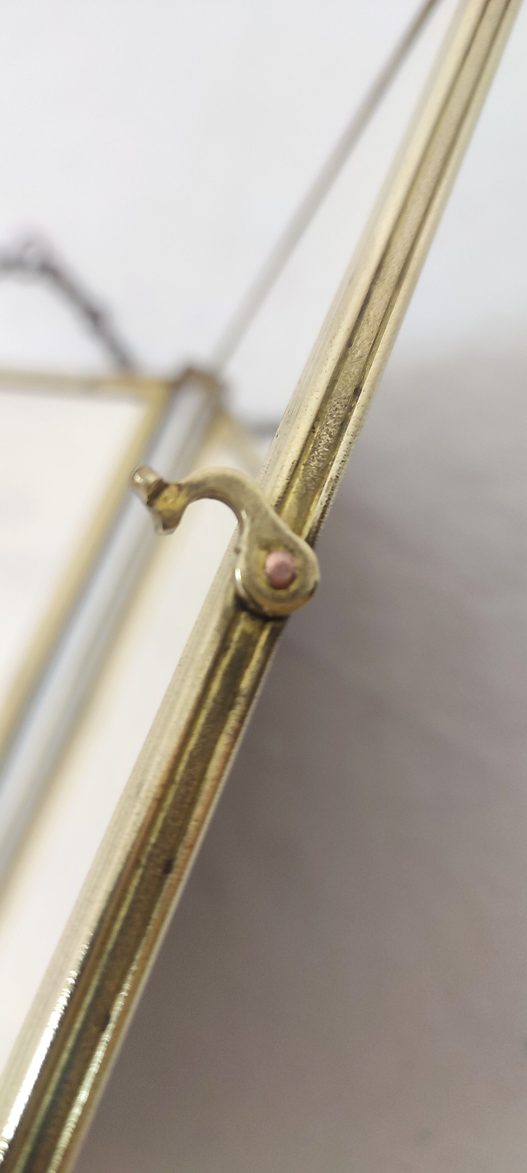 Folding mirror triptych. France 1920s 68x30cm