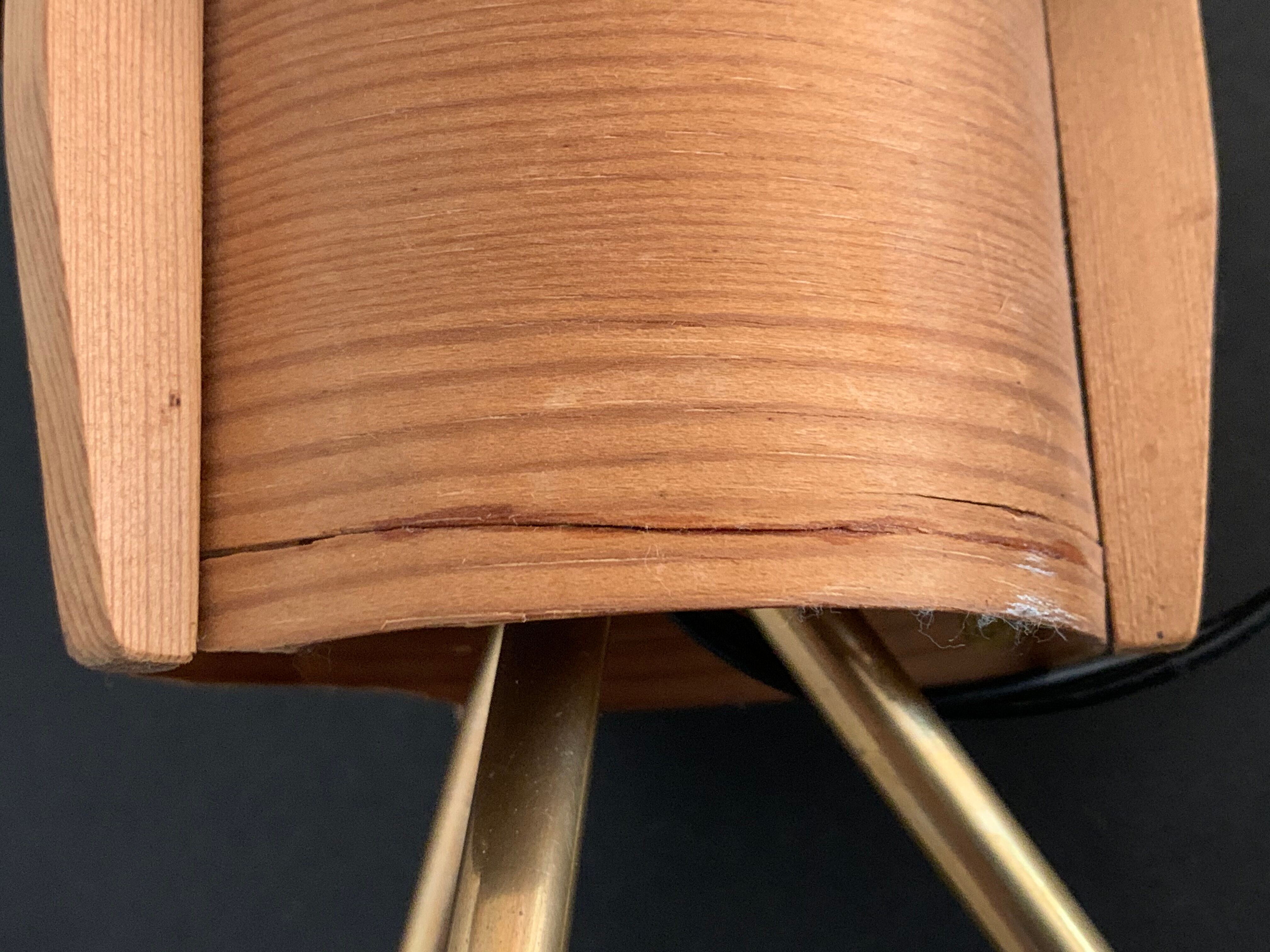 Scandinavian tripod hans-Agne Jakobsson tripod lamp for Ellysett Markaryd 1960