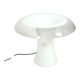 Huge 1960s italian two-piece Murano glass mushroom table lamp by Vistosi