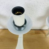 3 Max Bill wall lights for Temde in opaline, 1970s