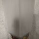 Pair of Art Deco wall sconces in frosted glass & brass