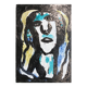 Michel Chapuis, acrylic on canvas, expressionist, brutalist, 1997