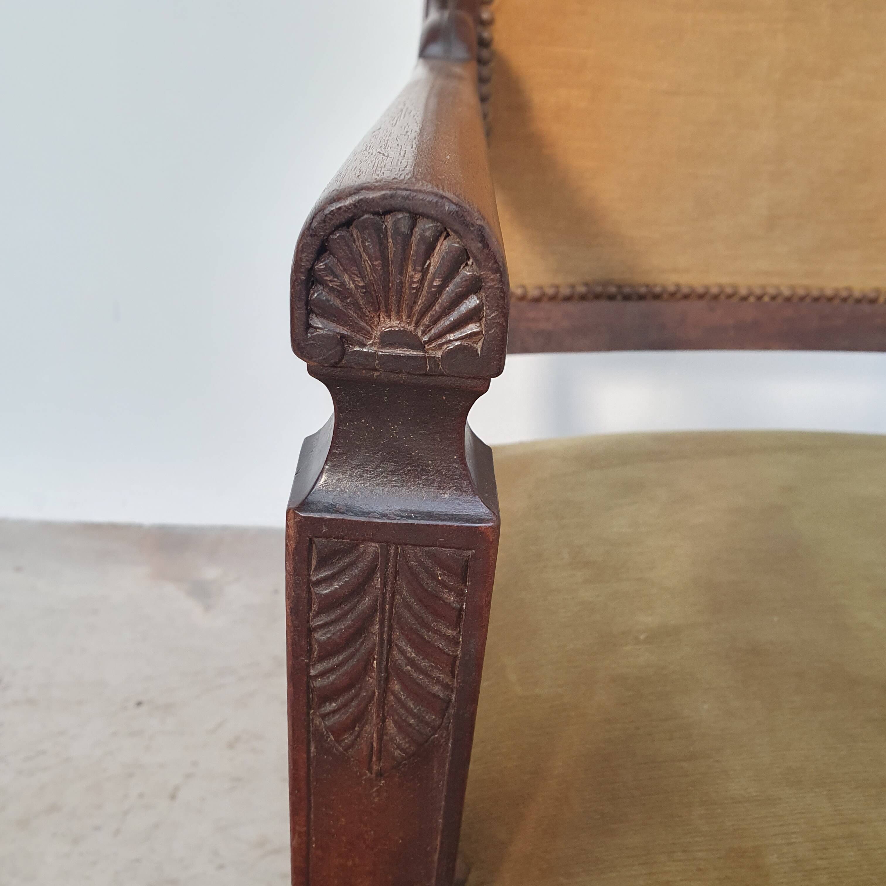 Pair of Empire period armchairs