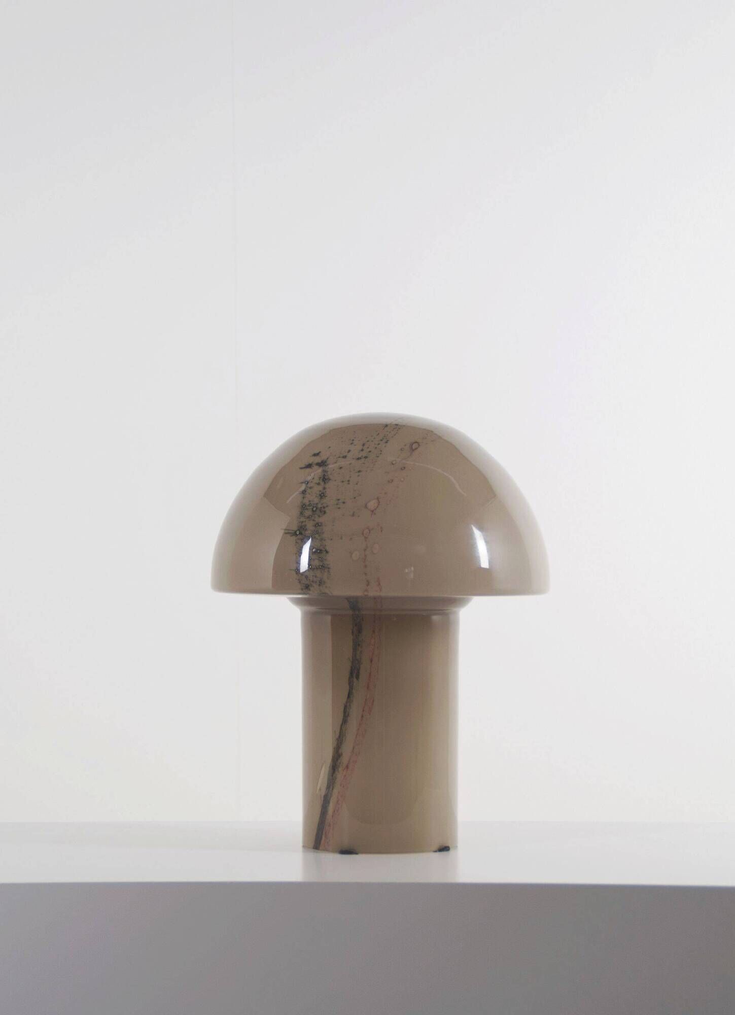 Vintage XL Lido glass table lamp by Peill & Putzler, 1980s