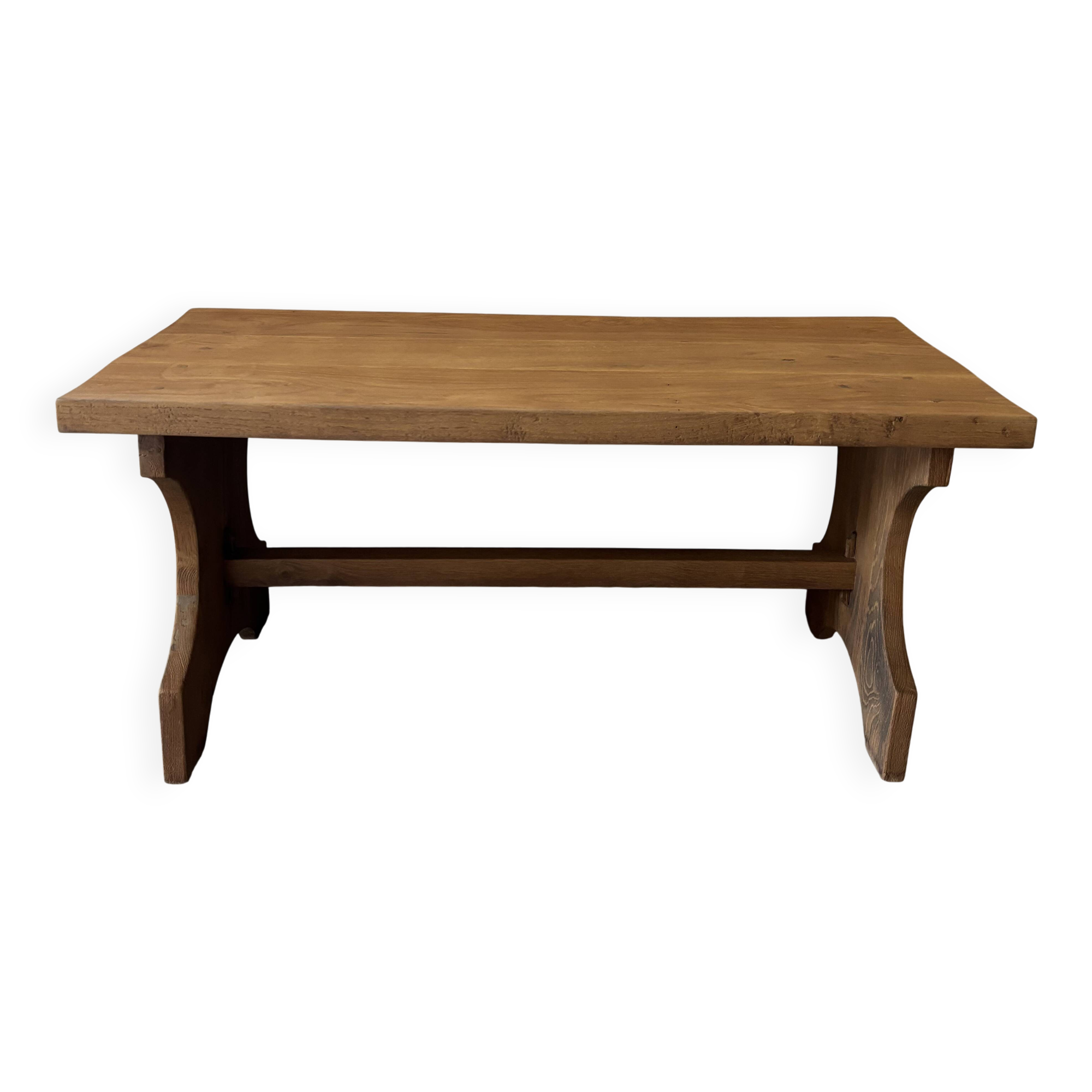 Raw oak coffee table