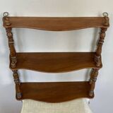 Napoleon III Wall Shelf in Walnut, 19th Century