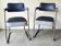 2 armchairs from the 1950s in the Ronéo style of Pullman.