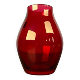 German glass vase from the mid-century modern period by Alfred Taube, 1960s.