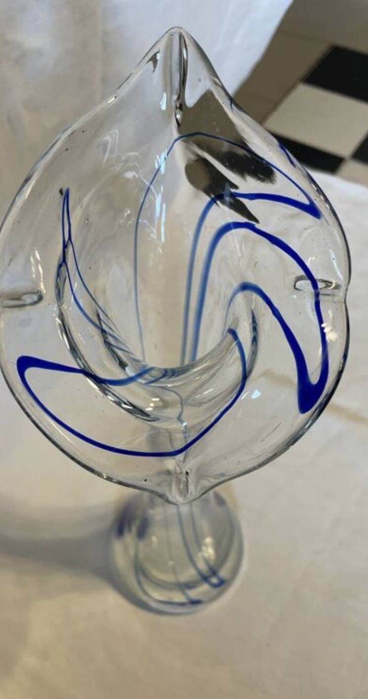 Vintage blown glass vase