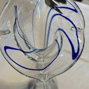 Vintage blown glass vase