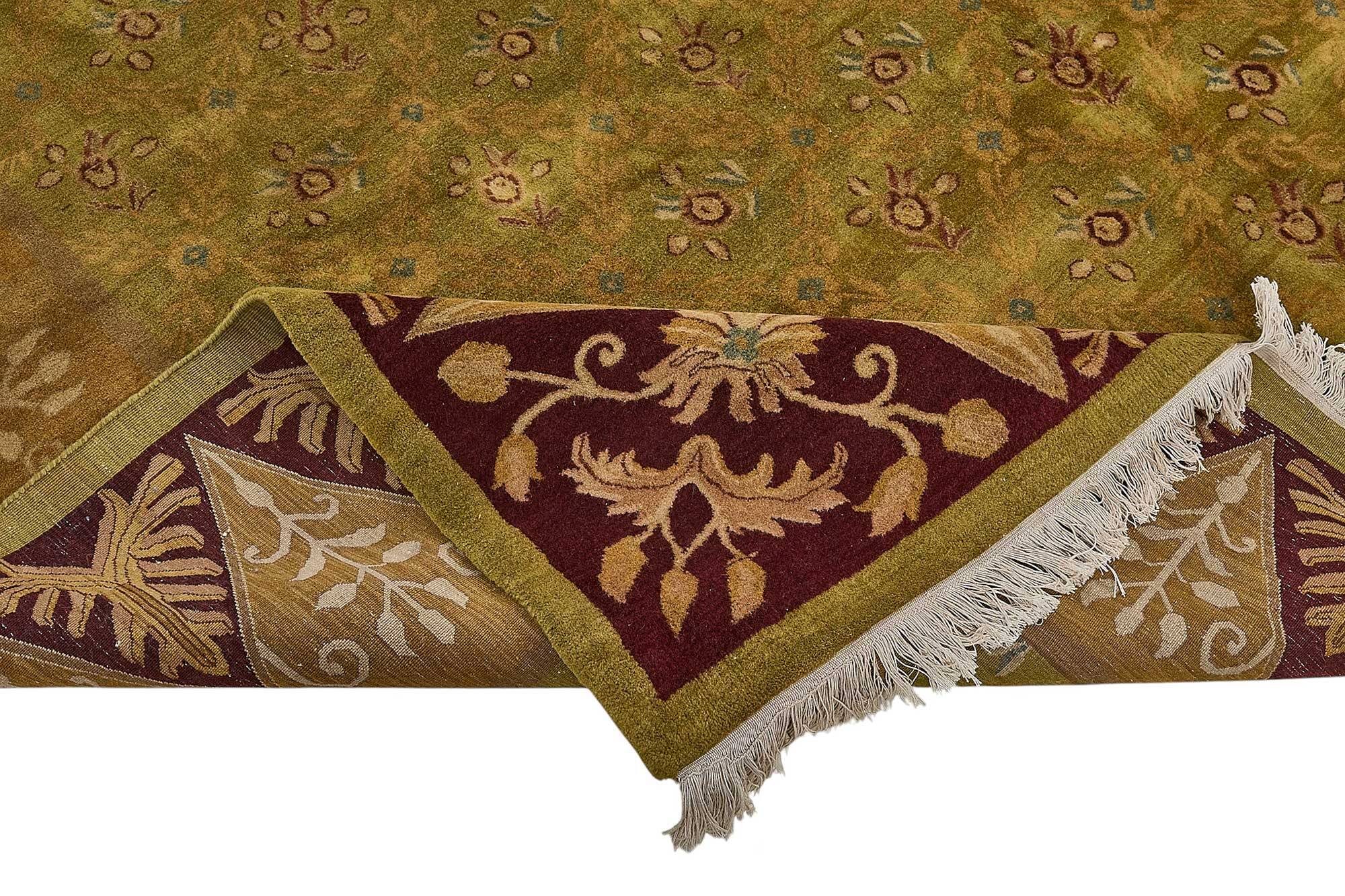 Turkish Handknotted Wool Oushak Rug 295 cm x 407 cm