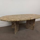 Vintage coffee table in reconstituted stone