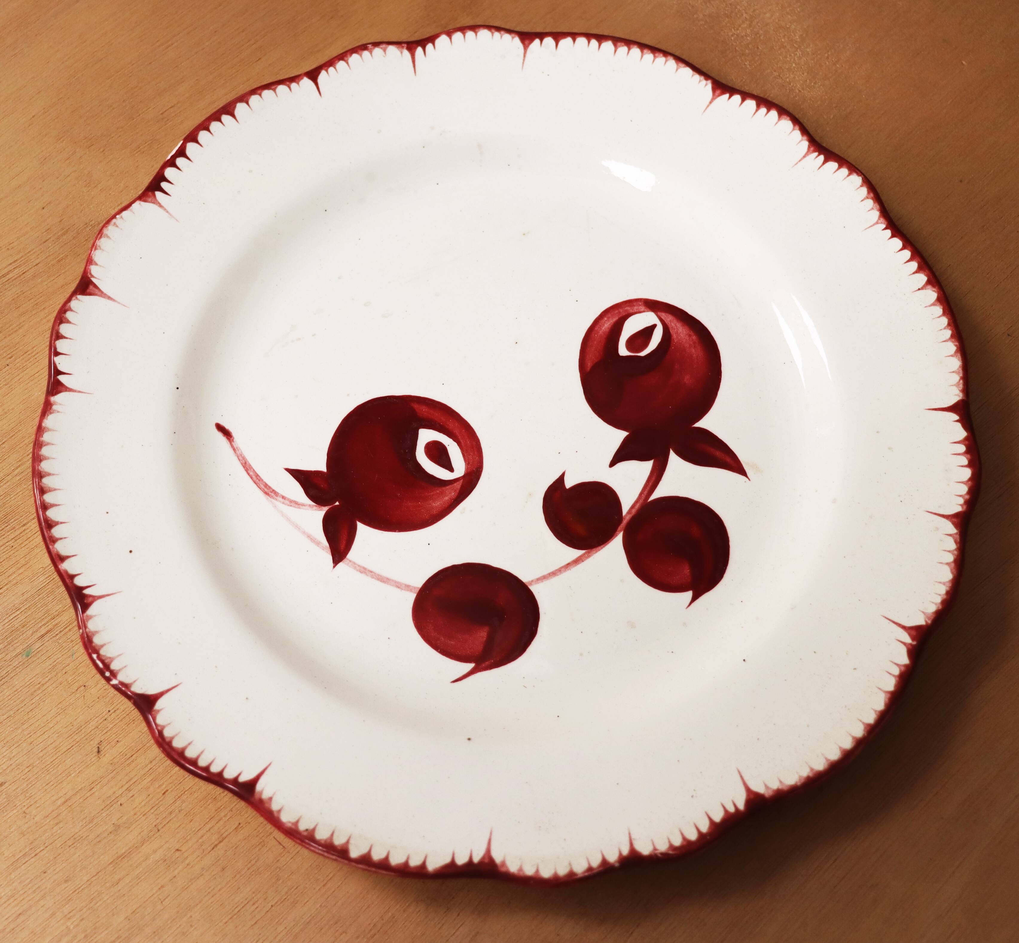 Charbonnier plate dish Salins les Bains