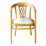 Thonet leather armchair N° A969 F, circa 1930, Art deco