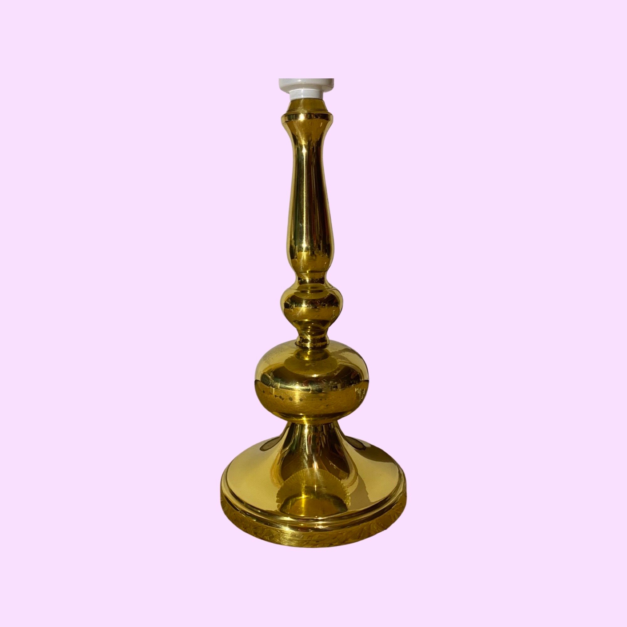Brass danish design table lamp