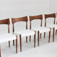 Set of vintage Danish dining chairs by Bernhard Pedersen, 1960s