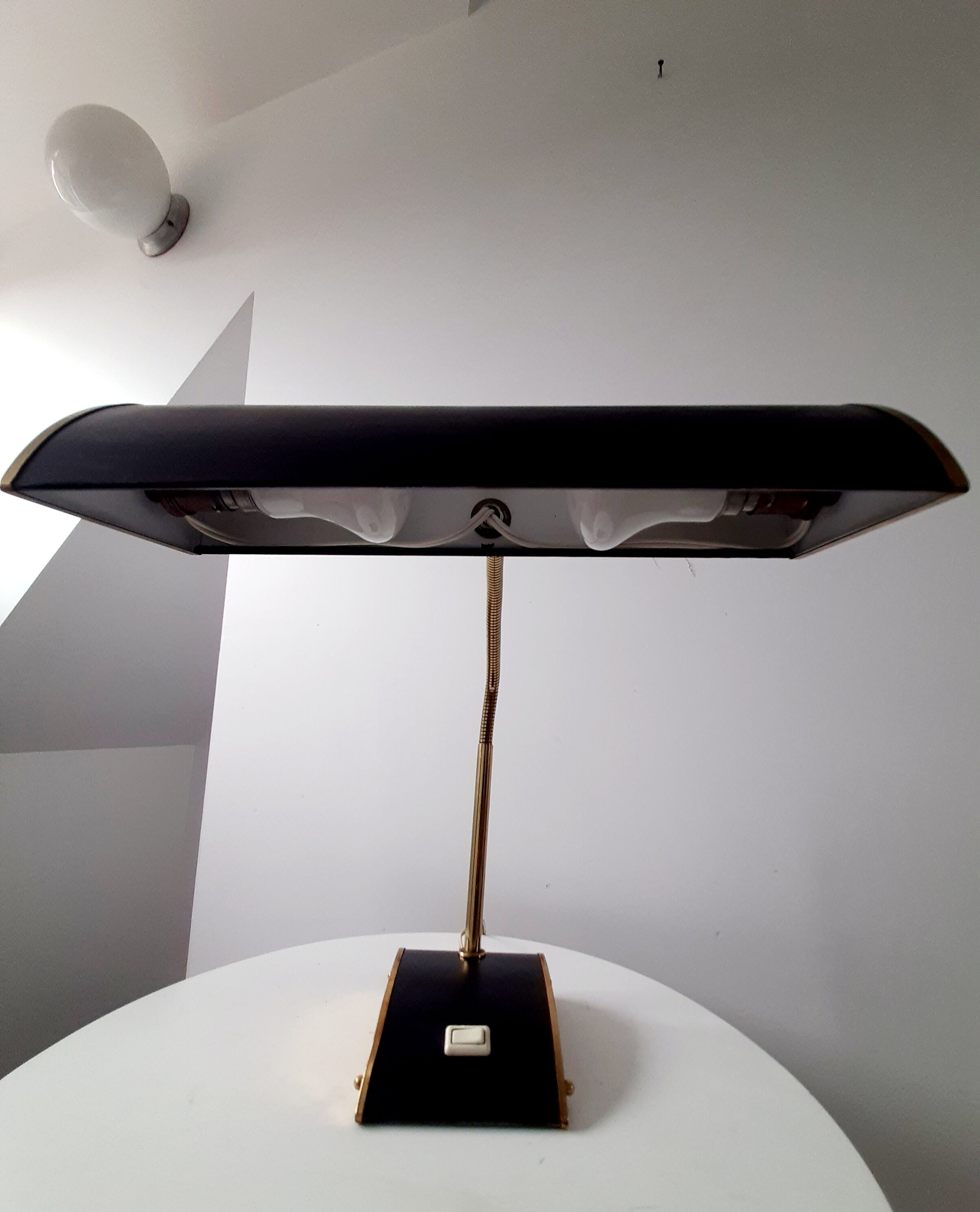 Old notary desk lamp