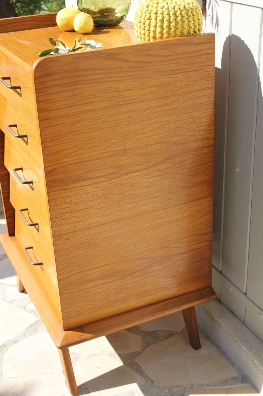 Chiffonnier pieds compas vintage