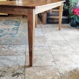 Danish Farmhouse Table with Patina