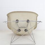 Rare Herman Miller / Charles & Ray Eames “LAR” fiberglass armchair on “Cat’s Cradle Base” / 1950s-1960s