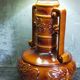 West germany ceramic floor lamp 70s