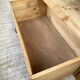 2m pine counter or central island with storage