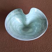 Vase vintage en opaline très original